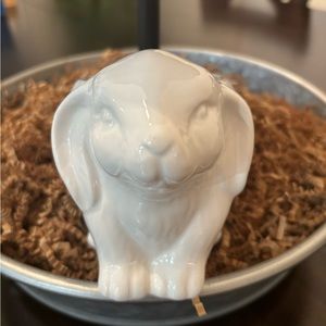 Ceramic white bunny mug